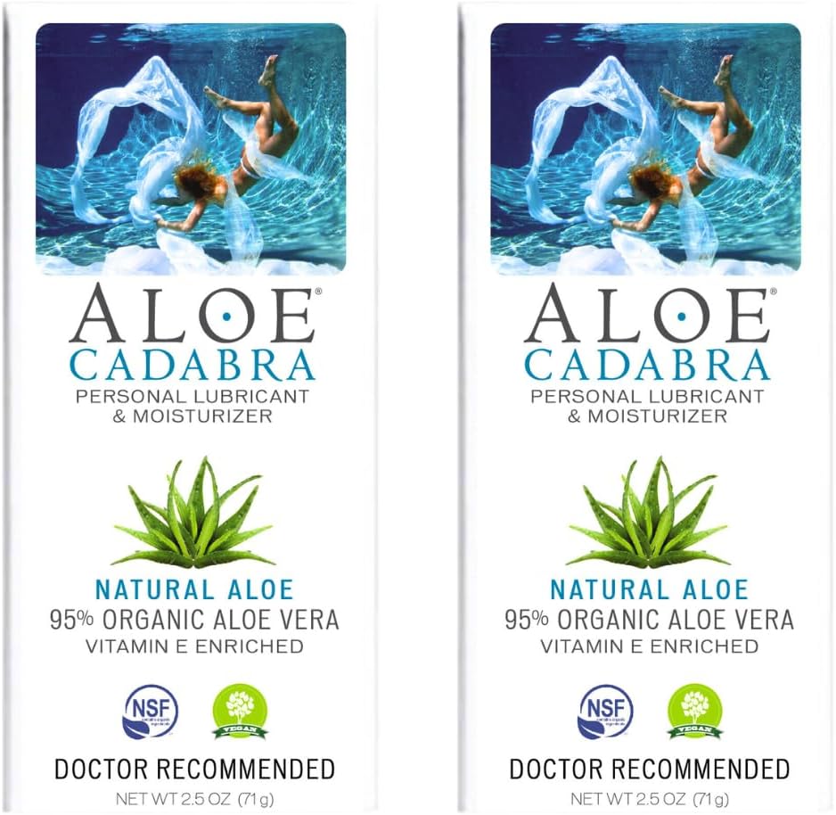 Aloe Cadabra Personal Lubricants Fragrance-Free Organic