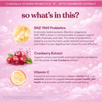 Feminine Balance Gummies for Women – Vaginal Probiotic Gummy Supports Women's Balance and Wellness – Women’s Daily Health Supplement - Raspberry Flavour 60 Gummies 30 Serves
