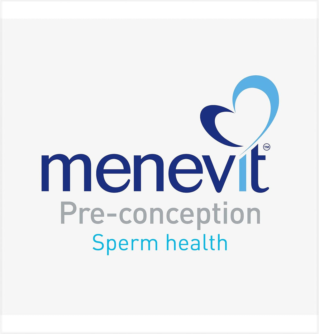 Menevit Pre-Conception Sperm Health Multivitamin with Vitamin C, Zinc, Lycopene and Selenium to Support Sperm Health, Production and Motility, 90 Count