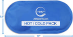 4 Pack Reusable Ice Packs for Injuries, Soft Gel Ice Packs for Sprains