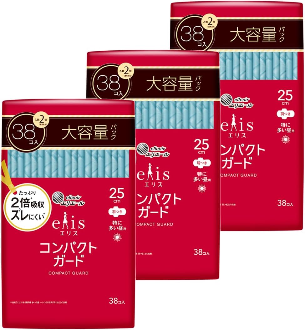 Elis Sanitary Pads With Wings Large Pack 25cm 114 pieces