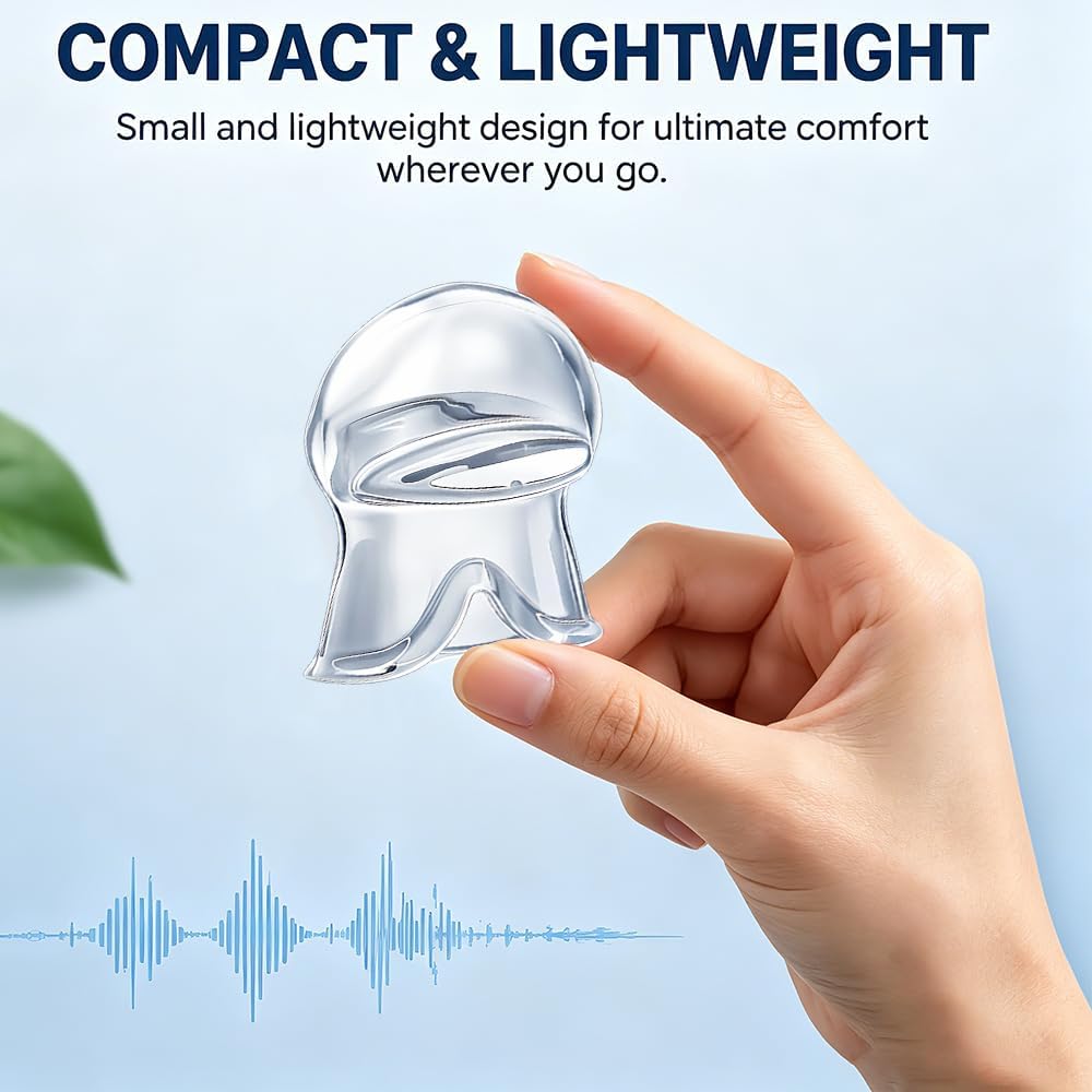 Tongue Stabilizing Device Mouthpiece - Effective Anti-Snore Devices, Comfortable Tongue Retainer, Snoring Solution for Men and Women - Q92