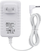 6V AC Adapter for Omron Blood Pressure Monitor Hem-ADPTW5, Power Cord White