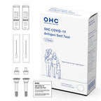 OHC COVID-19 At Home Antigen Self Test for SARS-CoV-2, Omicron & Delta – 15 Minute Results, Nasal Swab, Ages 2+, 2 Tests per Box