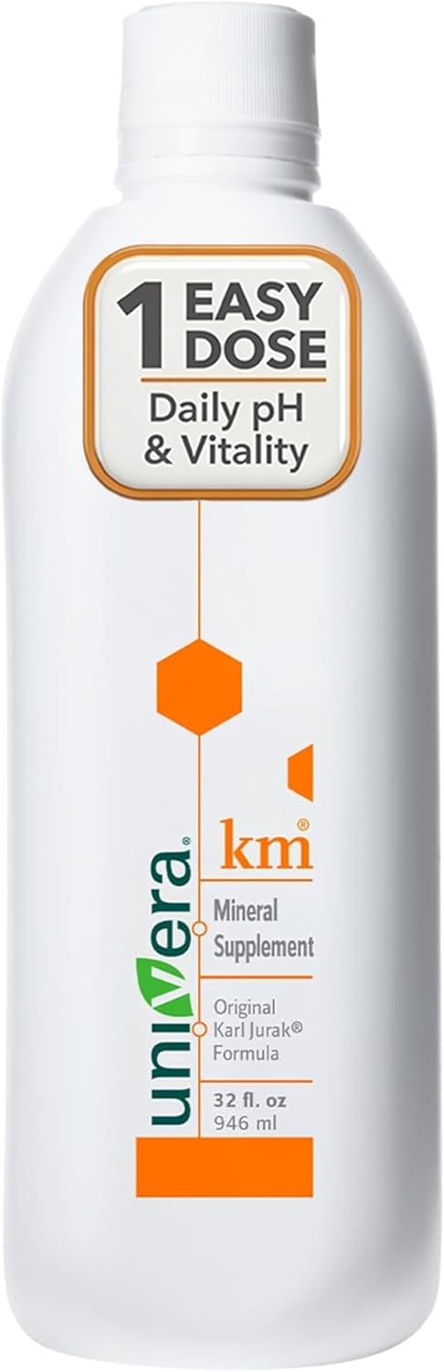 Univera km Liquid Potassium Supplement, pH Balance, Digestion Support, Mineral Supplements with Magnesium, Original Karl Jurak Formula, 32 fl oz (30-Day Supply)