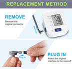 Replacement Extra Large Cuff for Omron BP Monitors 22-52CM Big Arm - Adjustable XL Blood Pressure Cuff, Includes 6 Universal Interface, Blood Pressure Monitors Large Cuff Compatible