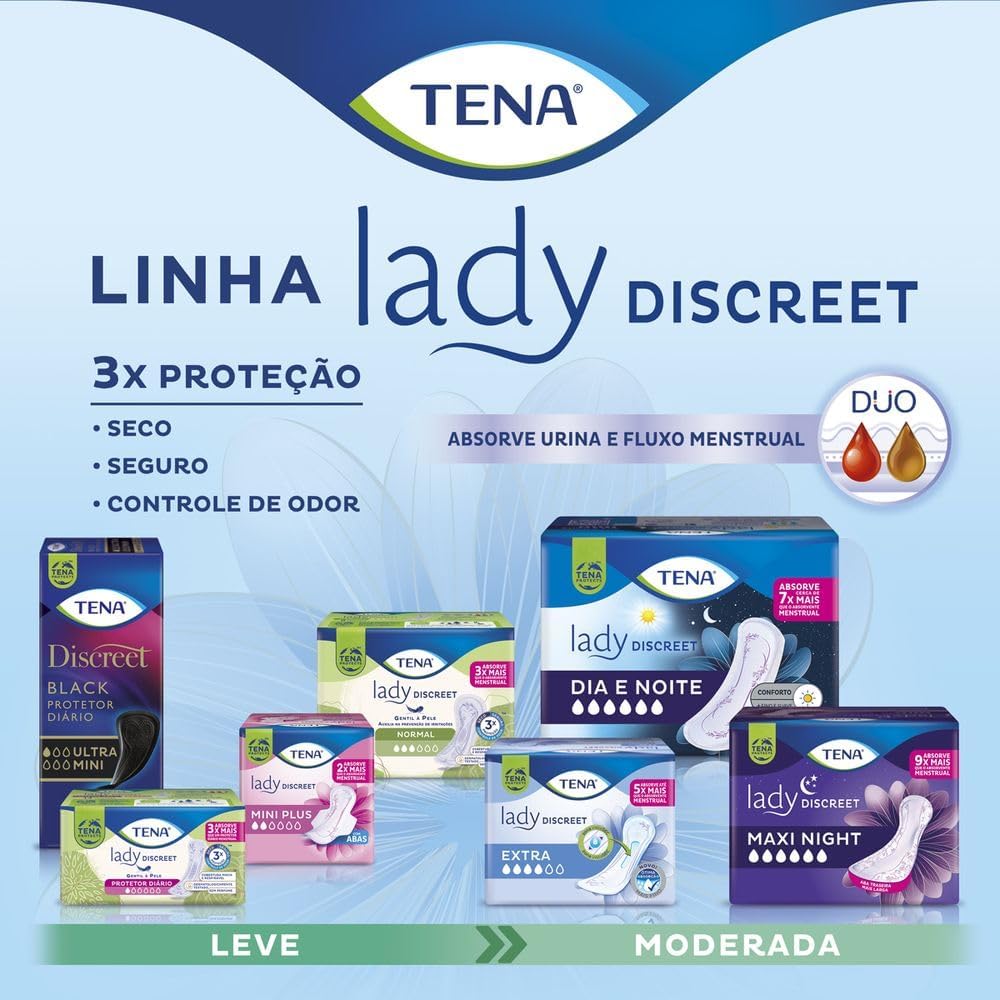 Tena Incontinence Products Without Wings 8 pieces