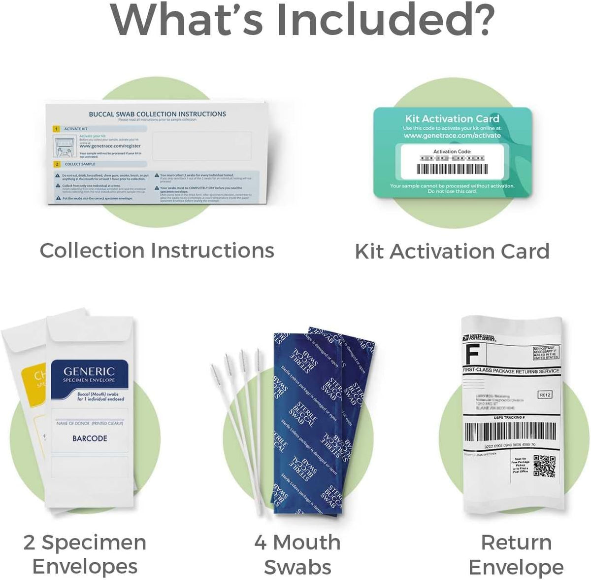 Genetrace DNA Aunt/Uncle Test Genetic Test Kits