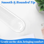 2 Lube Applicators with Soft Rounded Tip | Reusable Applicators for Men, Women and Couples (White)