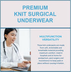 5 Pack Mesh High Waist Knit Underwear for Postpartum and Incontinence Size (M/L)