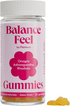 Balance Feel - Your Hormonal Balance - Your Feminine Wellness - Complete Formula with Ashwagandha, Evening Primrose, Rhodiola and More - 60 Lemon Flavored Gummies - by Plameca