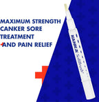 Kank-A Soft Brush Tooth & Mouth Pain Gel, Professional Strength, 0.07 Ounce, Dual Relief Formula for Toothaches, Gum & Other Mouth Pain, Easy to Use Pen Applicator, Fast-Acting Pain Relief