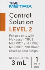 McKesson True METRIX Blood Glucose Testing Control Solution, 3 mL, 1 ct | Level 2, Vial