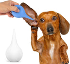 2 Pack Ear Syringe 2oz / 60ml Hand Bulb Syringe Ear Washing Squeeze Bulb, Rubber Squeeze Bulb Ear Syringe Ball Laboratory Tool