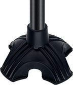 XSL Cane Tips - Heavy Duty Rubbers Self Standing Quad Base Replacement Walking Cane Tips