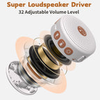 Portable Sound Machine Mini White Noise Machine Baby Shushing Brown Noise Machine with 30 Soothing Sounds for Kids Adults Dogs Auto-Off Timer 32 Volume Levels Sleep Machine for Home Office Privacy