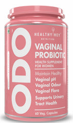 HealthyHey ODO Vaginal Probiotics for Women pH Balance with Prebiotics & Lactobacillus Probiotic Blend - Vaginal Health Supplement - Promote Healthy Vaginal Odor & Vaginal Flora - 60 Veg Capsules