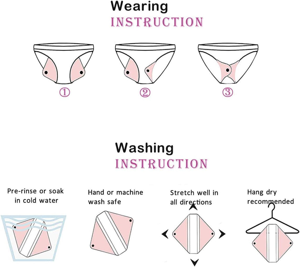 10 Pcs Reusable Sanitary Pads for Women Sanitary Pads for Day and Medium Flow, Washable Bamboo Cloth (26 x 18 cm)