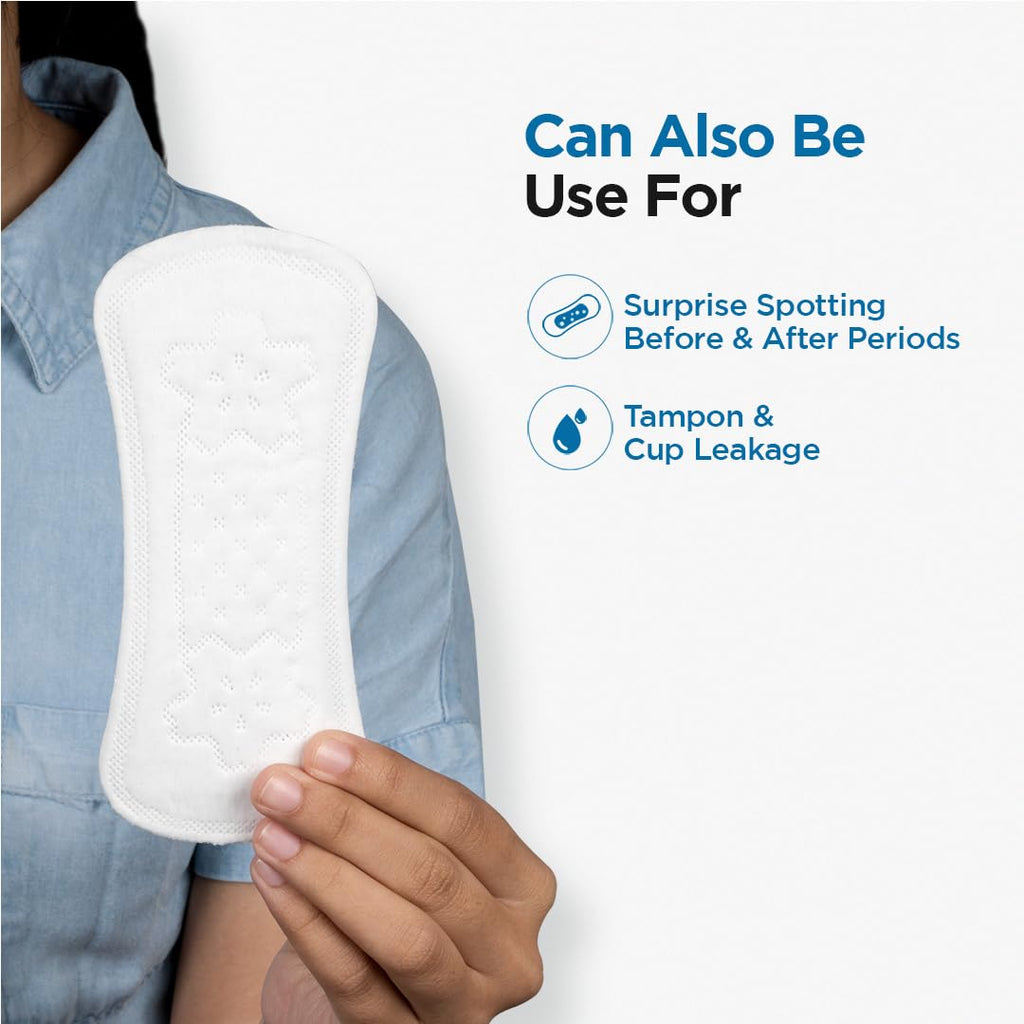 PEESAFE Panty Liners For Women Daily Use - 60 Liners | 155Mm Optimum Coverage (Small Size) | Cottony-Soft Surface| Keeps You Dry & Fresh All Day Long