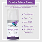 Organic Excellence Feminine Balance Wild Yam & Botanical Cream – Natural Women’s Cream for Everyday Balance – 3.3 fl oz