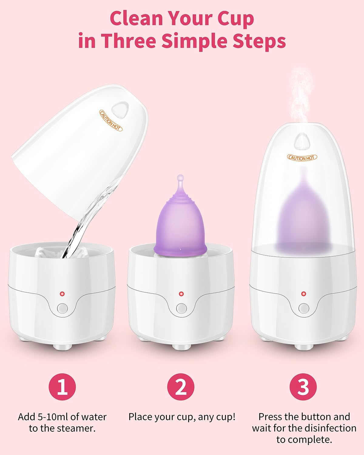 Conjunto Menstrual Cups and Discs