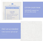 Healeved 30pcs Sterile Gauze Pads 2x2 Gauze Pads, Wound Dressing Tape, Ultra Absorbent Non- Woven Gauze Sponges For Wound Care for Home Outdoor
