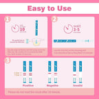 HEAL-CHECK 25 Count Ovulation Test Strips with Cups, Bulk Ovulation Test Strips for Women, Ovulation Predictor Kit, Accurate Fertility Tests for Home, Individually Wrapped 5mm LH