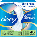 Always Infinity Pads with Wings, Heavy Flow, 46 Count