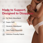 Be Me Maternity Disposable Underwear – Pack of 7| Postpartum Underwear| Ultra Absorbent & Rash-Free Comfort| Post-Delivery Disposable Panties - L-XL