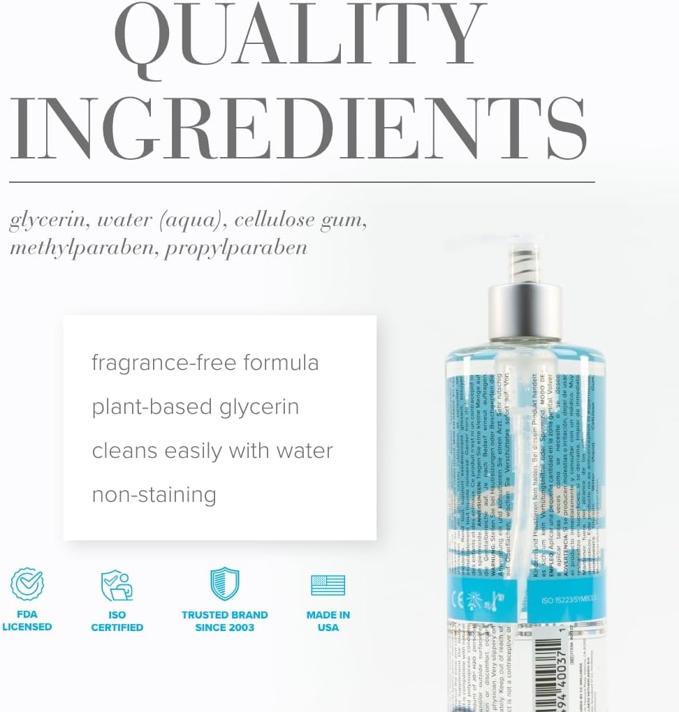 Jo H20 Water Based Lubricant 480 Ml
