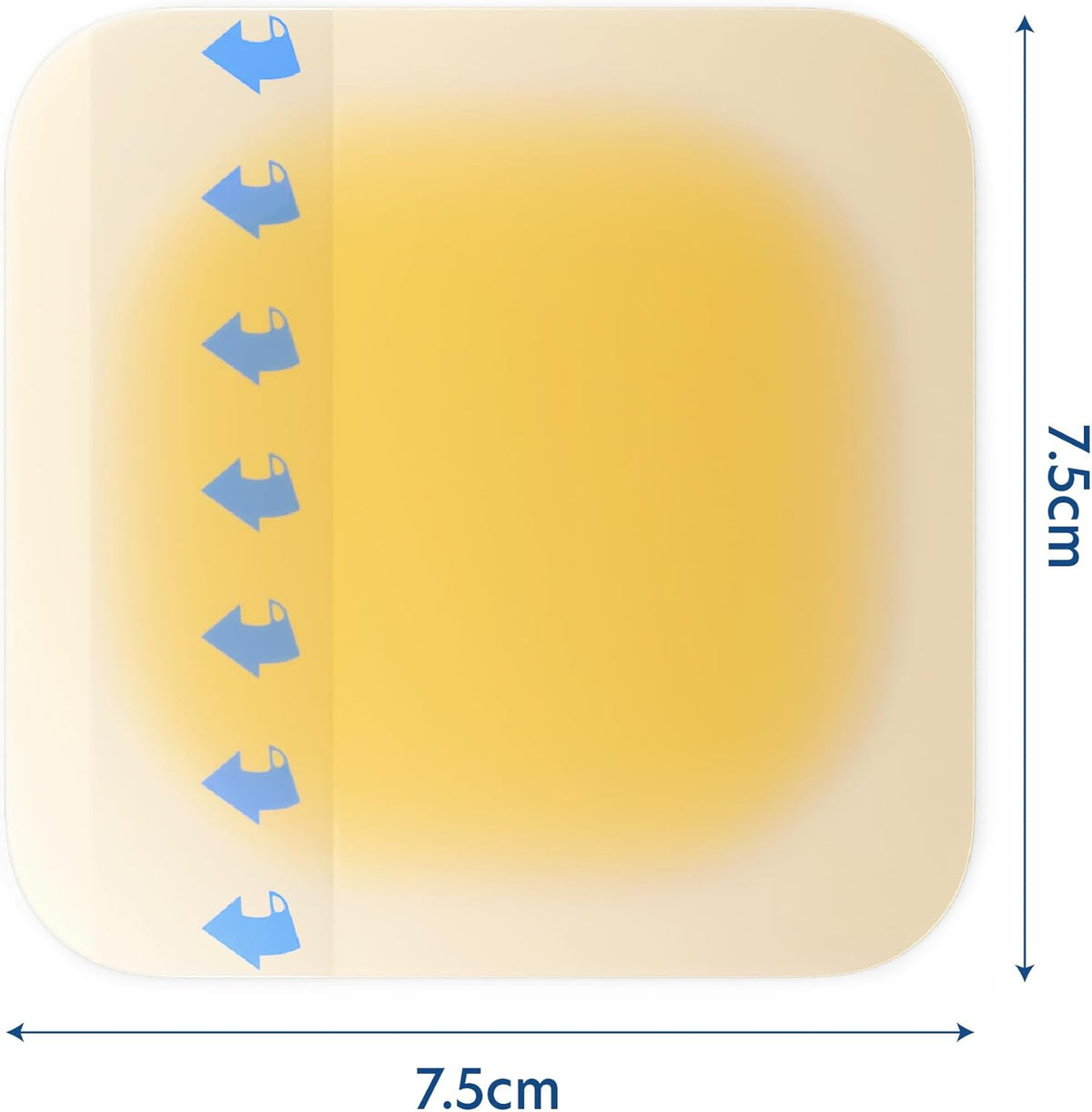 Cutiderm Wound Dressings and Gauze Sterile 7.5 cm 10 pieces