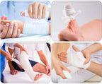 E.T.O Sterile Roller Bandage FII (10cm x 4m) - Pack of 12 Rolls | Absorbent Cotton Gauze Medical Bandage Roll for Wound Care & Dressing | Hospital Grade Elastic Support & First Aid Supplies