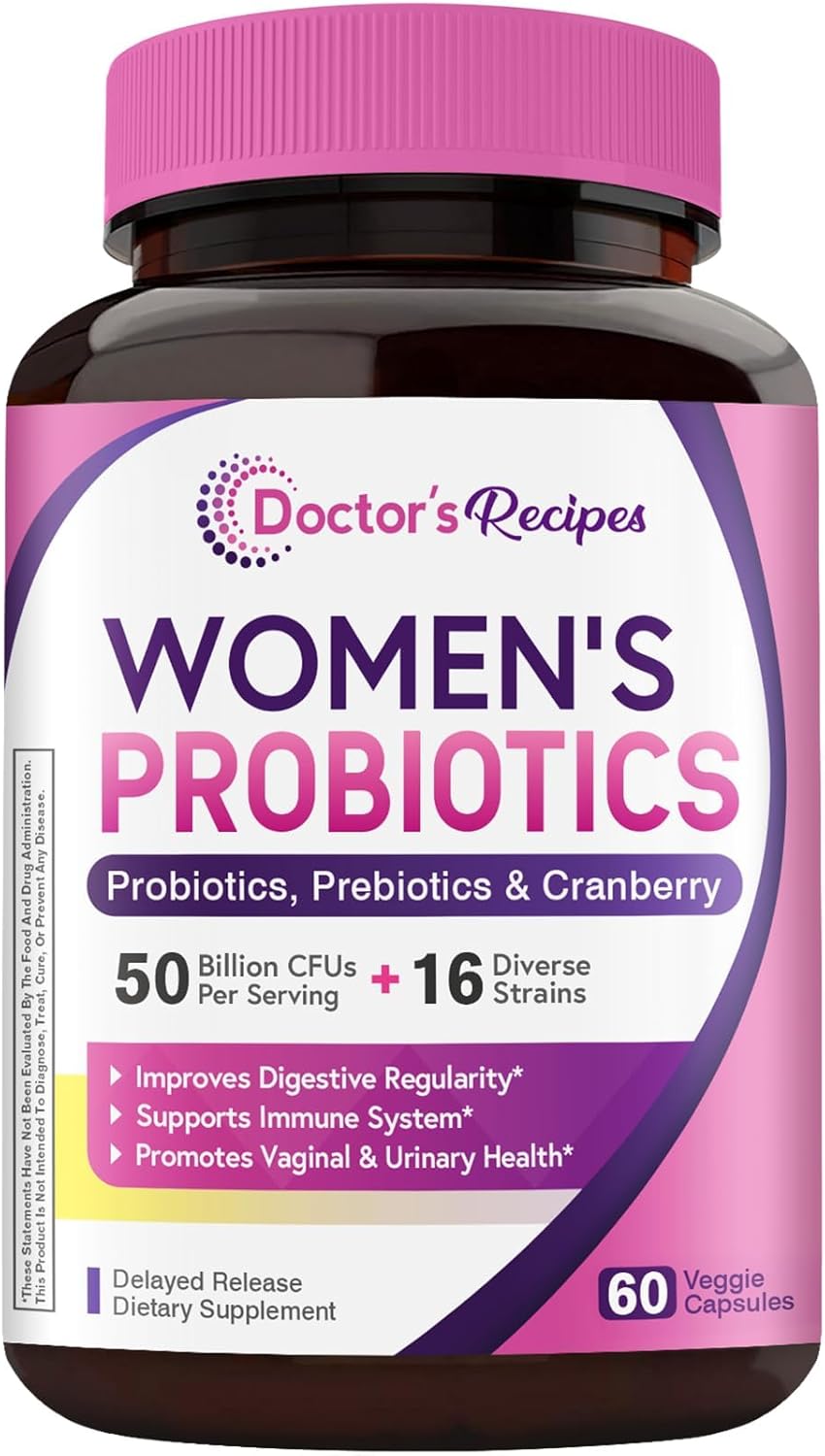 OmniRecipes Probiotic Supplements Organic 60 capsules 50 ml