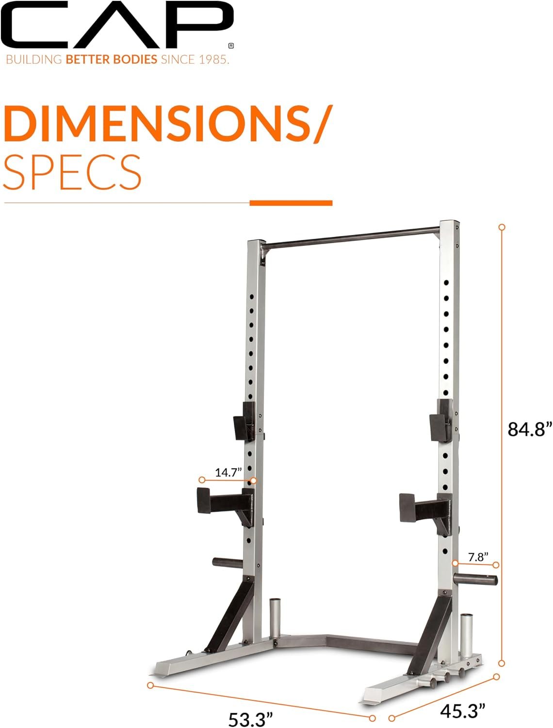 CAP Barbell FM-8000F Deluxe Power Rack Color Series