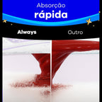Always Sanitary Pads 42 pieces