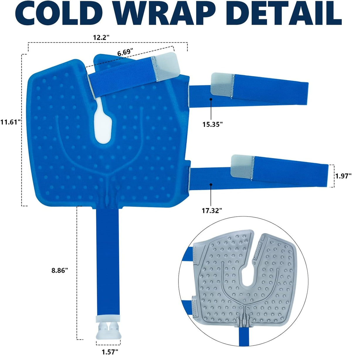 Cold Therapy Machine, Programable Ice Therapy Machine, for Knee Replacement, Post-Surgery Recovery, ACL, Pain Relief, for Sports Injuries, Sprains, Reduce Swelling, Knee Pad