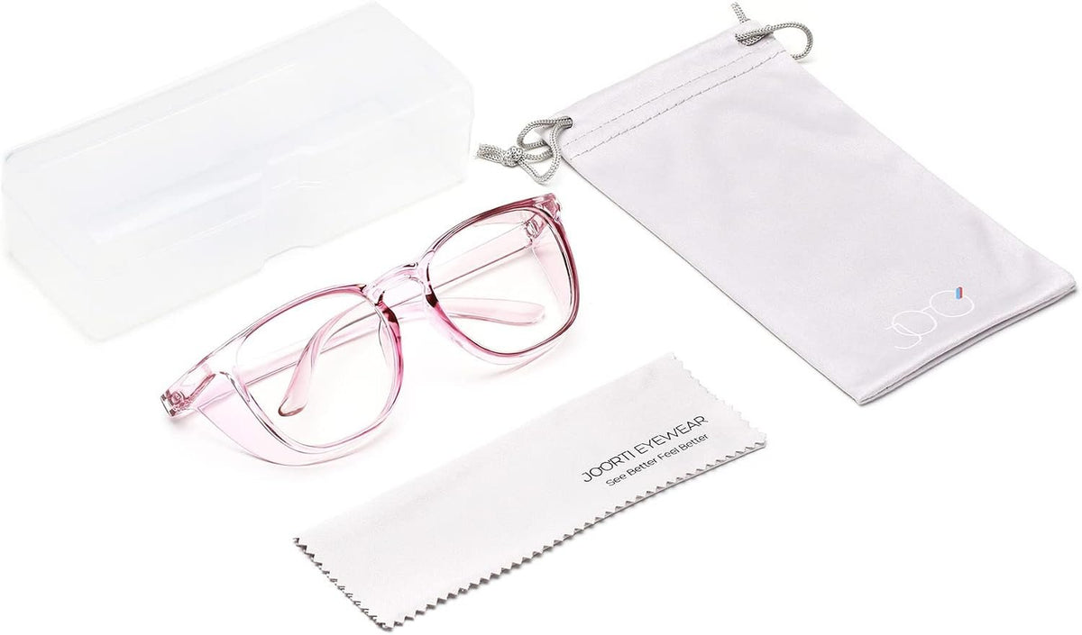 JOO'RTI Anti-Fog Safety Goggles Anti-Blue Light Saftey Glasses Anti-Dust Protective Eyewear for Women and Men