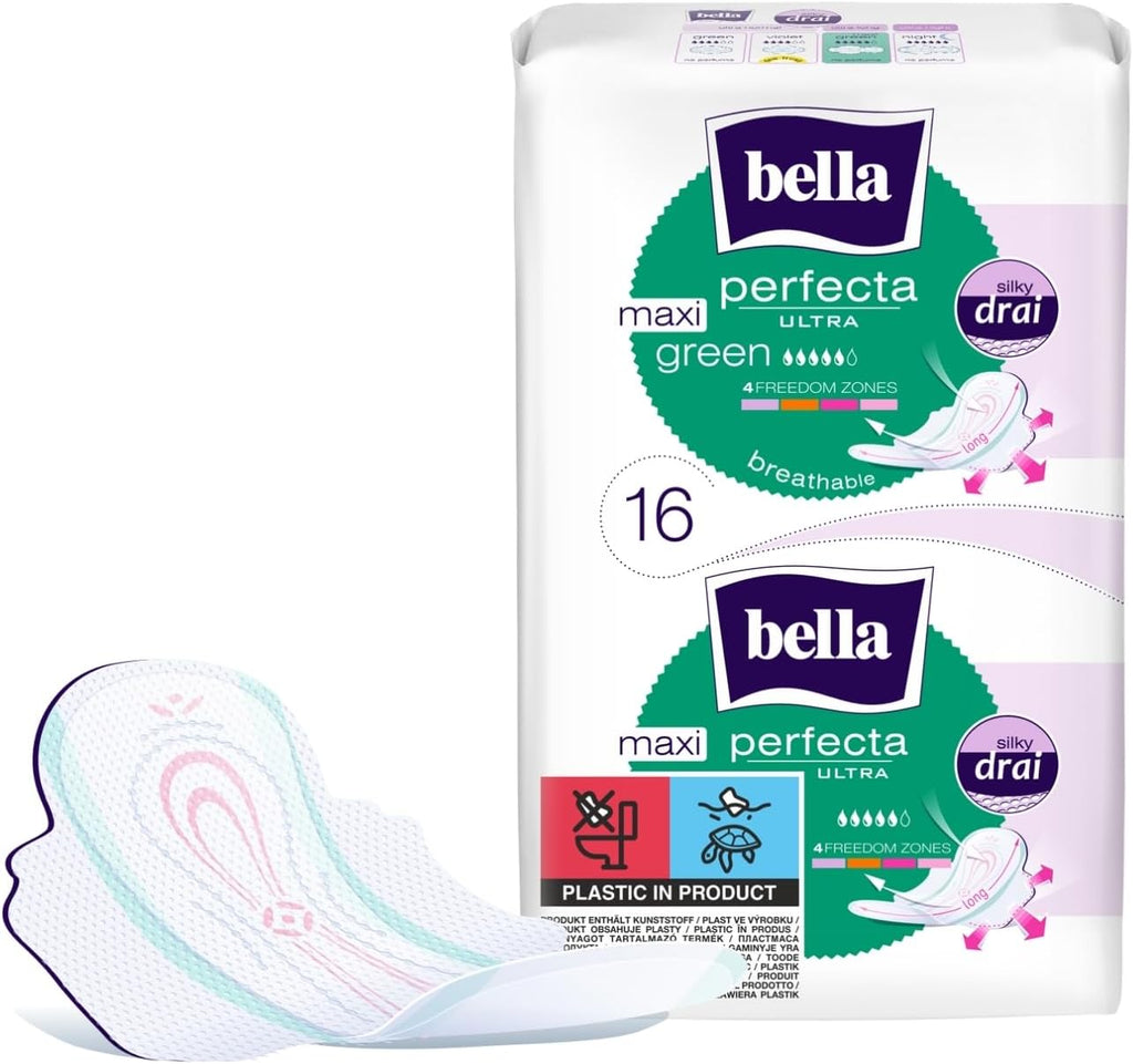 bella Sanitary Pads Breathable 112 pieces 16 pieces