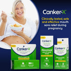 Canker-X Mouth Sore Gel, Fast Pain Relief, Benzocaine-Free, 0.28 Fl Oz | Heals Canker Sores, Cheek Bites & Oral Abrasions, Alcohol-Free, Adults & Kids 6+ Years