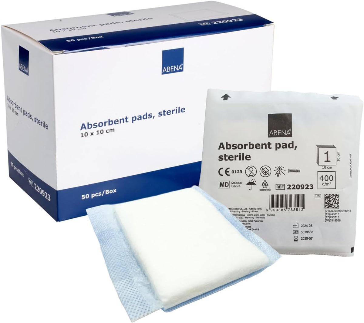 ABENA Medical Gauze Sterile 10 cm 50 pieces