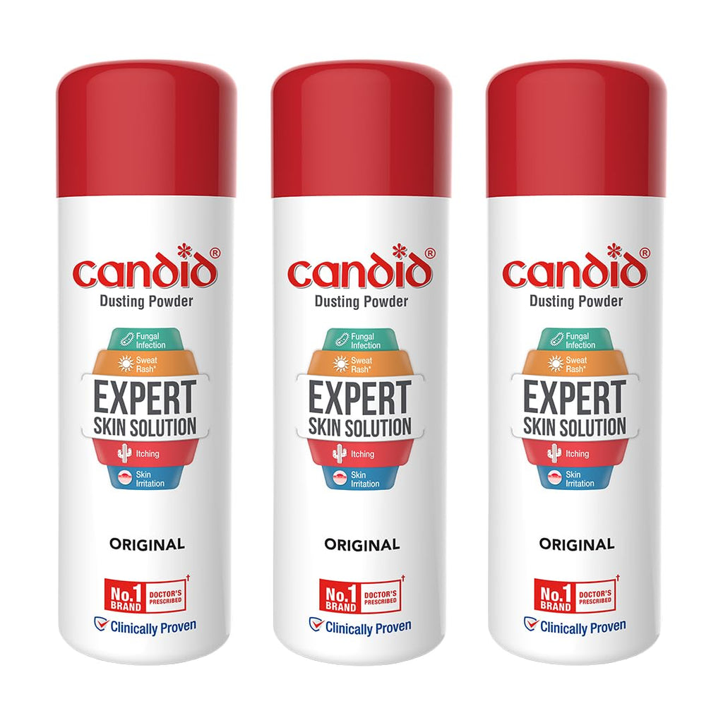 Candid Dusting Powder | Doctor's Prescribed No.1 Brand | Prevents & Treats Fungal Infection, Sweat Rash, Itching, Redness & Skin Irritation | Clinically Proven | 250g