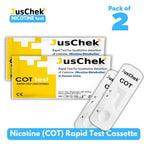 JusChek Cotinine Rapid Test Kit, 5-Minute Nicotine Metabolite Detection in Urine, Self-Testing (2)