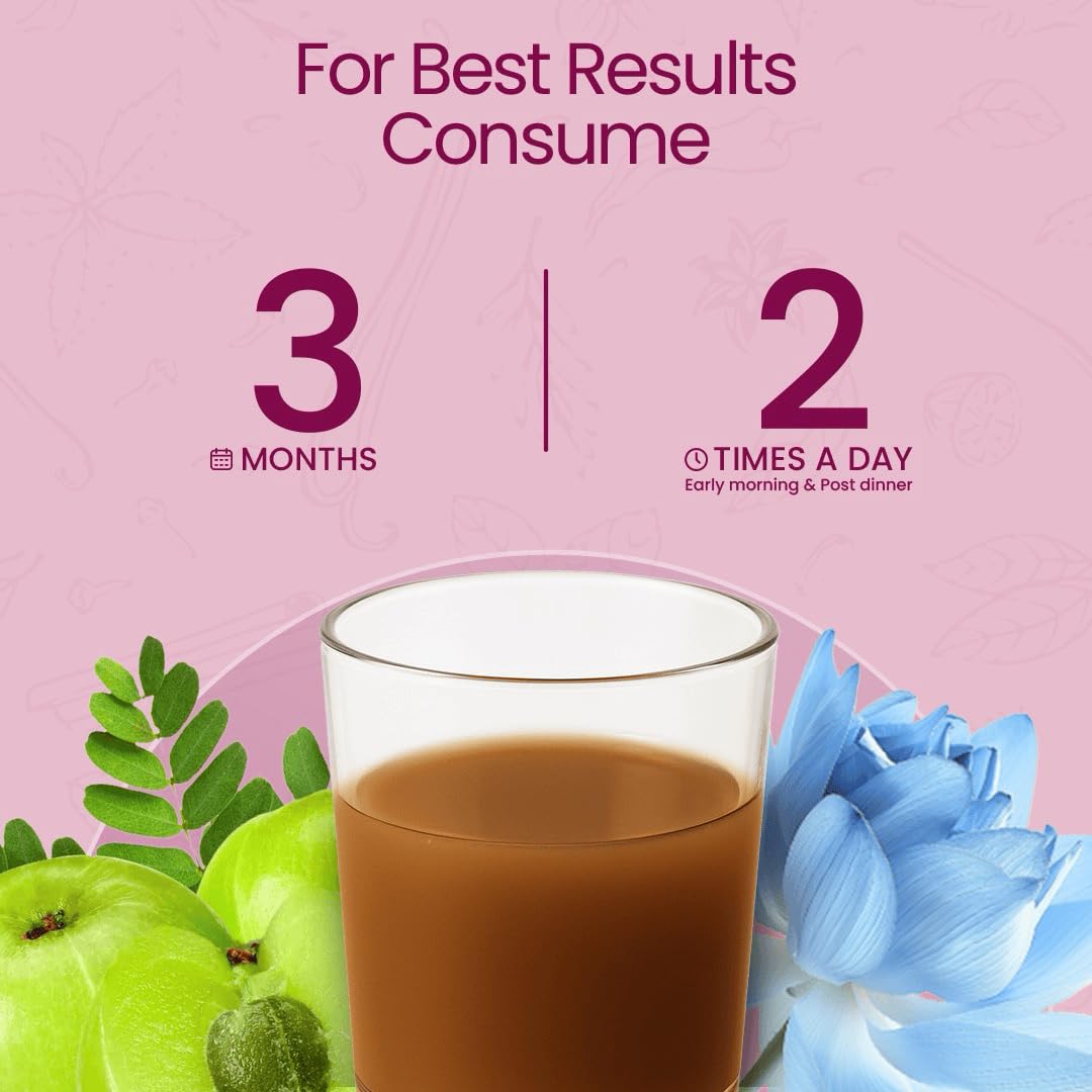 KRISHNA'S HERBAL & AYURVEDA She Care Juice 1000ml, Herbal Supplement for Hormonal Balance, PCOS, PCOD, Period Pain Relief, Hair and Skin Health | Women Wellness Juice