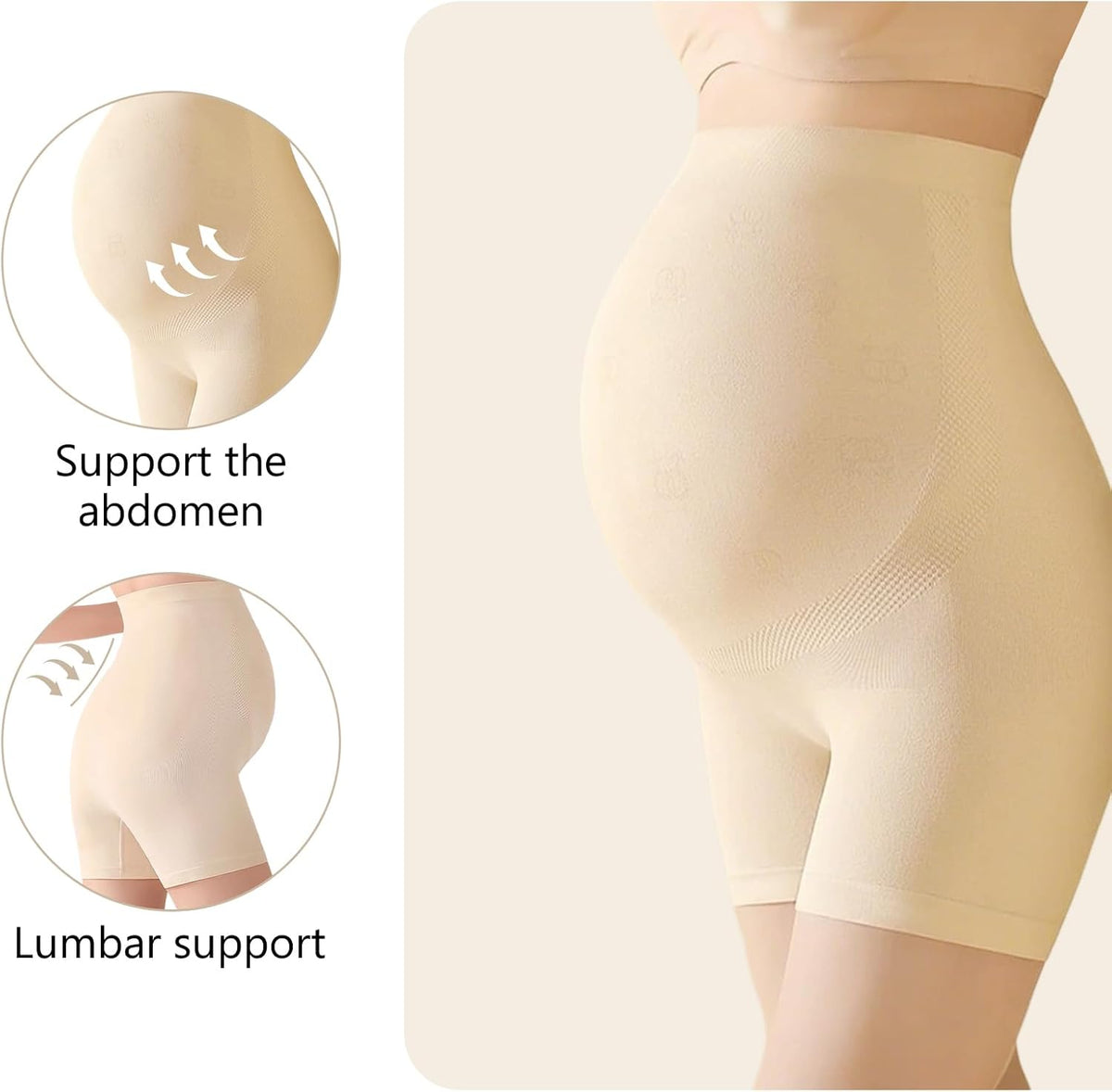 Pregnant Panties High Waist Anti-chafing Pants Women Summer, Cotton Pregnant Panties, Summer Premama Underwear, Comfort and Support for the Growing Belly