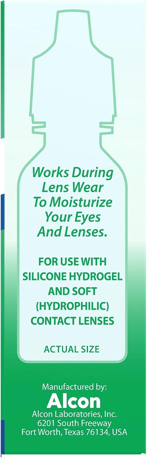 OPTI-FREE Puremoist Contact Lens Rewetting Drops, 12 mL