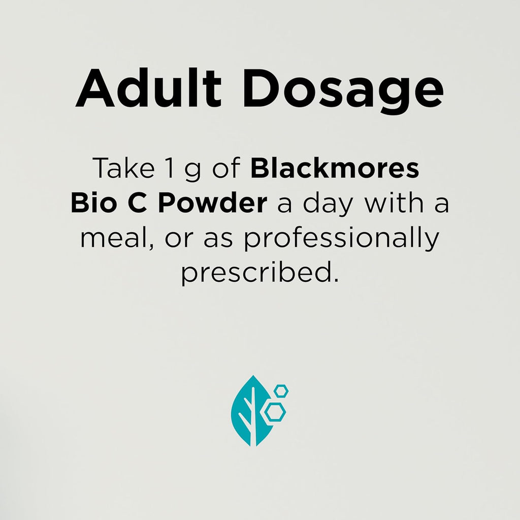 Blackmores Bio C Powder | Reduces Severity & Duration of Common Cold Symptoms | 125 Grams Powder