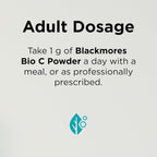 Blackmores Bio C Powder | Reduces Severity & Duration of Common Cold Symptoms | 125 Grams Powder