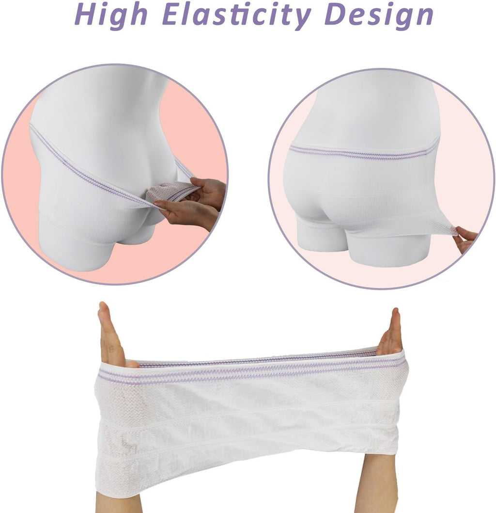 7 Pieces Disposable Panties, Disposable Panties for Women Giving Birth, Disposable Underwear for Women Daily Use, Maternity, Incontinence, Travel, Pregnant Panties
