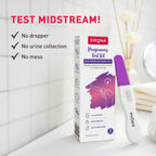 Sirona PregRx Midstream Urine HCG Pregnancy Test Kit Device - Pack of 3