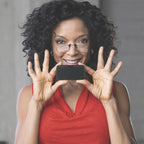 by ThinOptics Classic Reading Glasses + Case that Sticks to Your Phone - Ultra-Thin Armless Pocket Readers